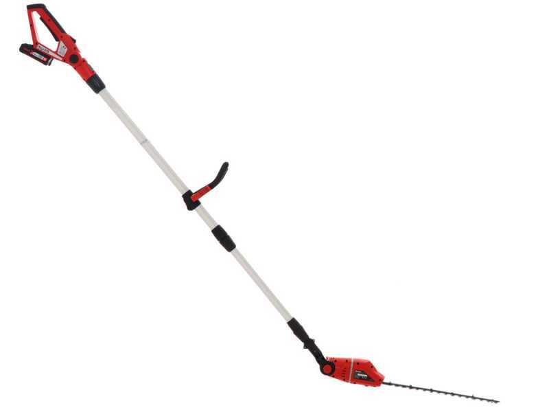 Perche d'&eacute;lagage -Taille-haie &agrave; batterie sur perche t&eacute;l&eacute;scopique Einhell GE-HC 18 Li T