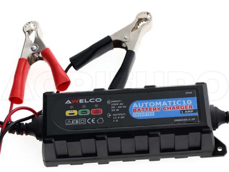 Awelco Automatic 10 - Chargeur de batterie &agrave; onduleur automatique - 12V - batteries jusqu'&agrave; 30A