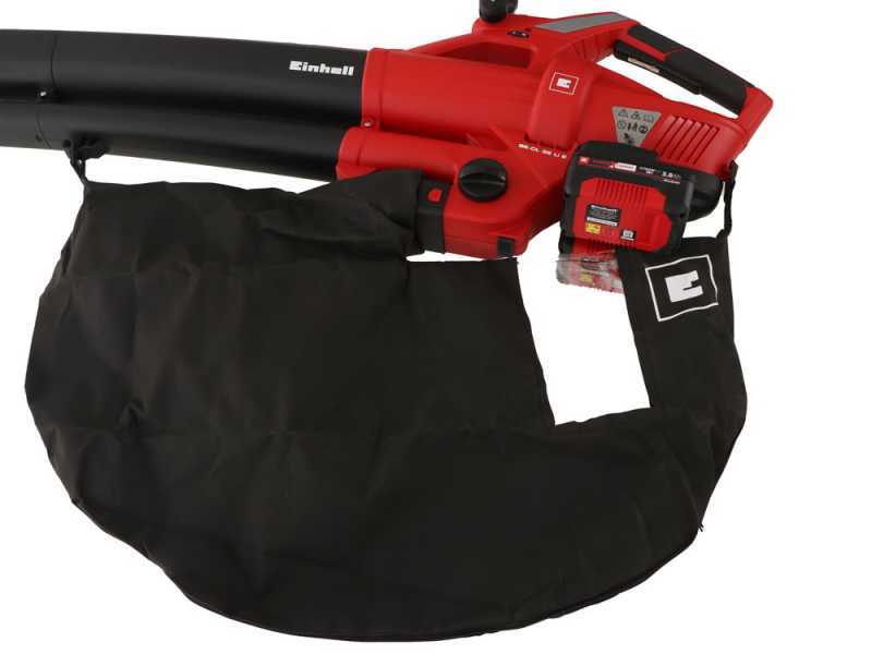 Sac De Rechange Pour Souffleur/Aspirateur Einhell GE-CL 36 Li - Sac à Débris Avec Fermeture Éclair Réglable - 11