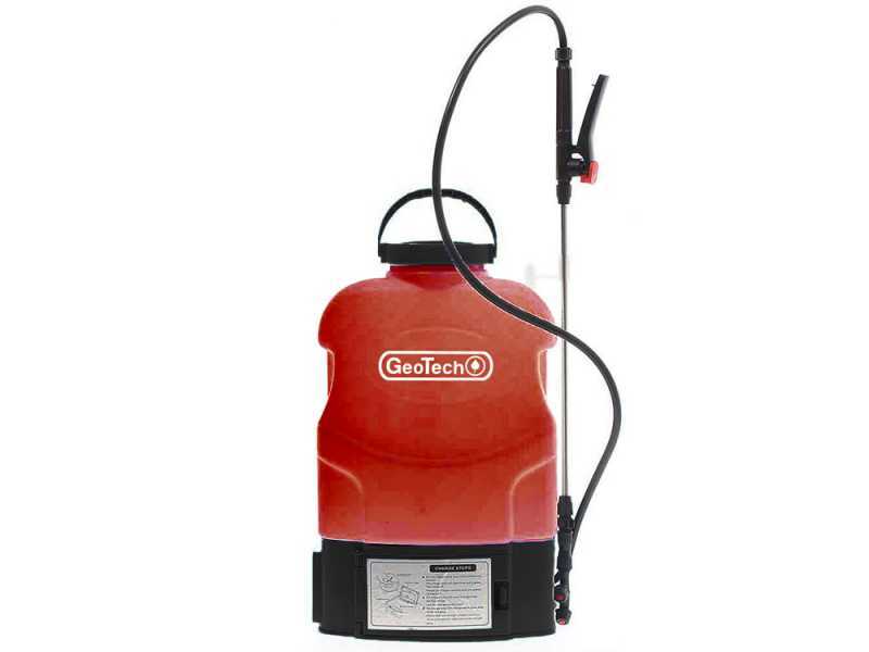 Pulv&eacute;risateur dorsal &agrave; batterie GeoTech BS185-Lithium - &eacute;lectrique &agrave; dos - 18 L