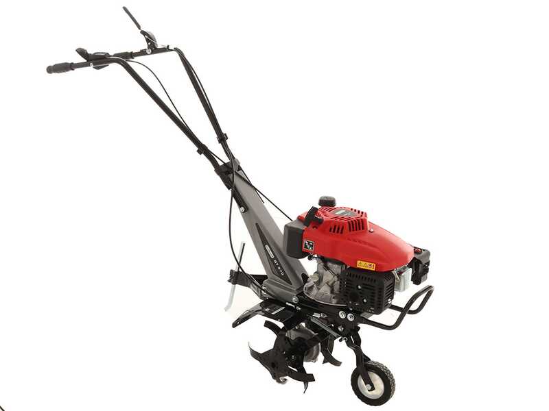 Motobineuse GeoTech GT 370 avec moteur OHV 5.5 HP &agrave; essence de 161 cm3 - 1 vitesse avant