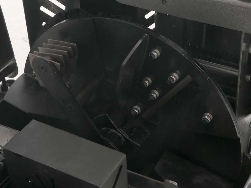 Disque de coupe en acier avec 2 lames principales et 10 marteaux broyeurs pour un broyage précis et efficace