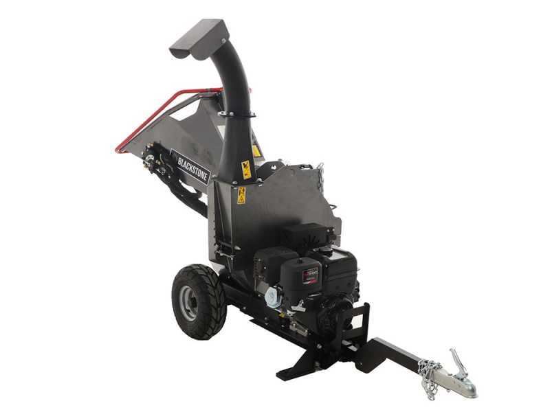 Goulotte d'éjection orientable à 360° pour un broyage précis avec contrôle de l'inclinaison et de la distance d'expulsion