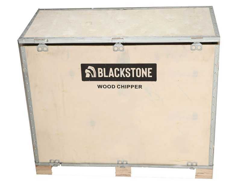 BlackStone BSFC 1600 BSE - Broyeur de branches thermique tractable - Moteur &agrave; essence B&amp;S