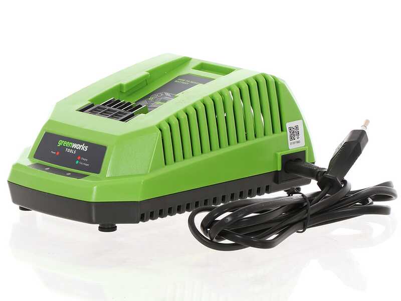 PROMO Greenworks GD40BC - D&eacute;broussailleuse &eacute;lectrique - 40V &agrave; batterie - 4Ah/40V