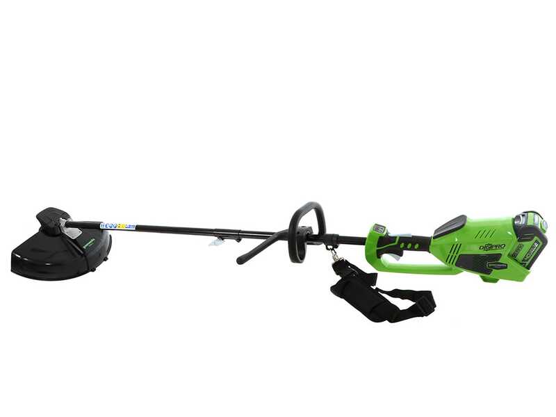 PROMO Greenworks GD40BC - D&eacute;broussailleuse &eacute;lectrique - 40V &agrave; batterie - 4Ah/40V