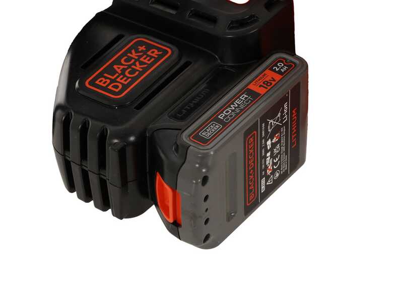 Black &amp; Decker GKC1825L20-QW - Tron&ccedil;onneuse &agrave; batterie 18 V 2 Ah + une batterie 18 V 2 Ah offerte