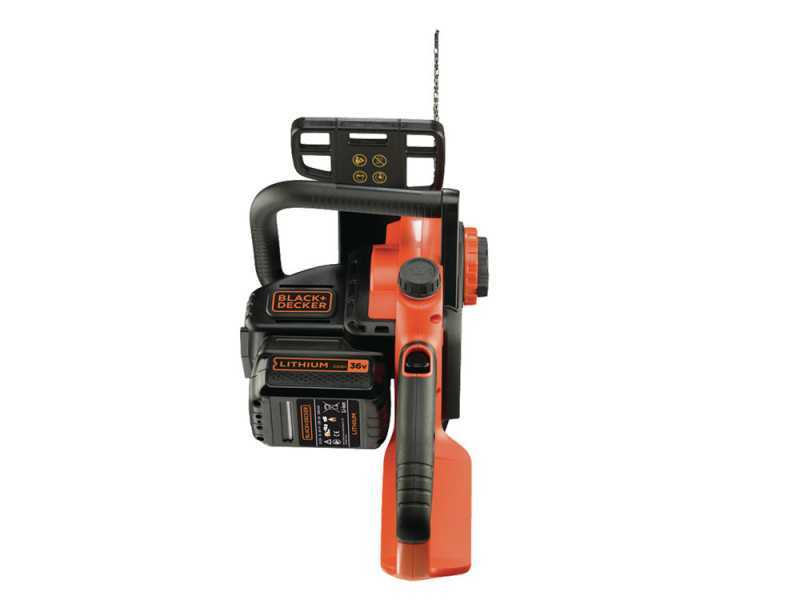 Black&amp;Decker GKC3630L20-QW - Tron&ccedil;onneuse &agrave; batterie au lithium 36V 2Ah - Guide de 30 cm