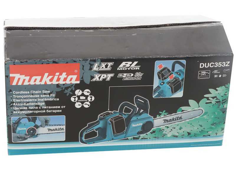 Makita DUC353Z  - Tron&ccedil;onneuse &agrave; batterie - 2 x 18V 5Ah - Guide de 35 cm