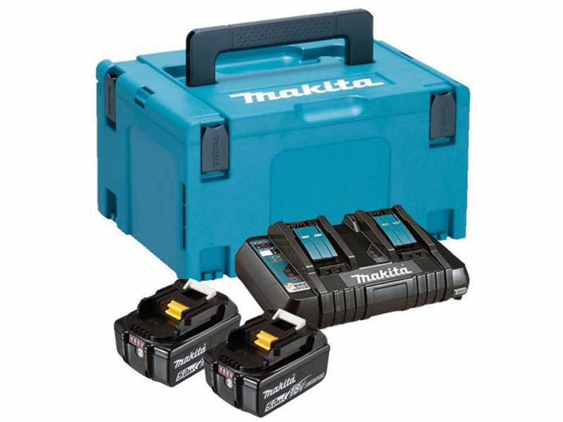 Tron&ccedil;onneuse &agrave; batterie Makita DUC252 - batterie 5Ah 18V et chargeur de batterie inclus