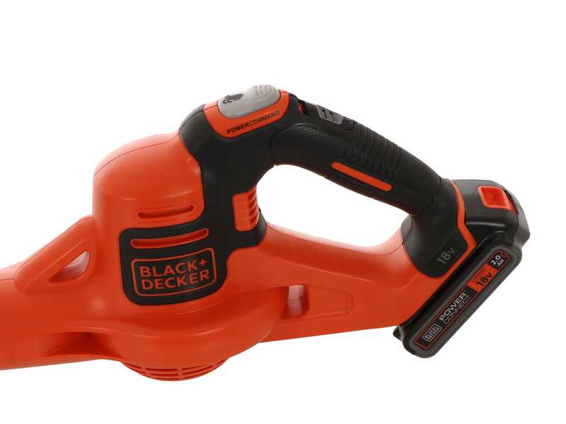 Black &amp; Decker GWC1820PC-QW - Souffleur de feuilles sans fil 18 V 2 Ah + batterie offerte 18 V 2 Ah  
