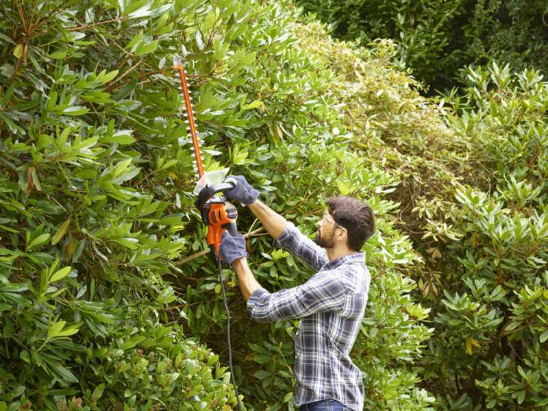 Black &amp; Decker BEHTS401-QS - Taille-haie &eacute;lectrique avec lamier de 55 cm - 500W