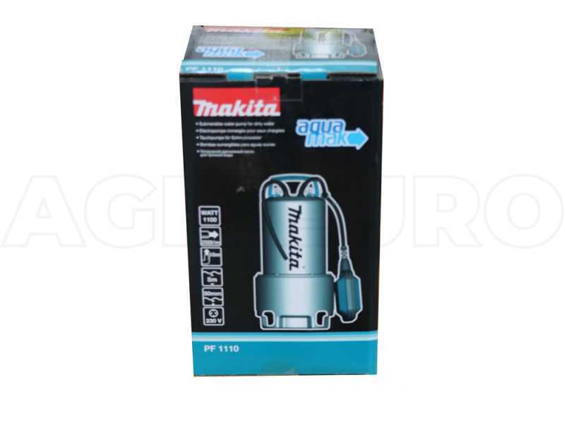 Makita PF1110 - Pompe &agrave; immersion &eacute;lectrique pour eaux charg&eacute;es - de 1100 watt