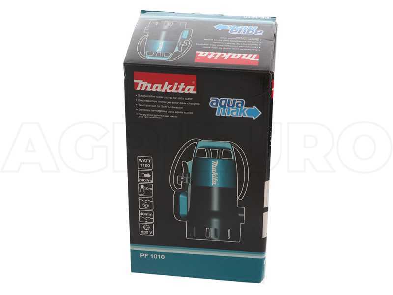 Pompe immerg&eacute;e &eacute;lectrique pour eaux claires Makita PF1010 - de 350 W