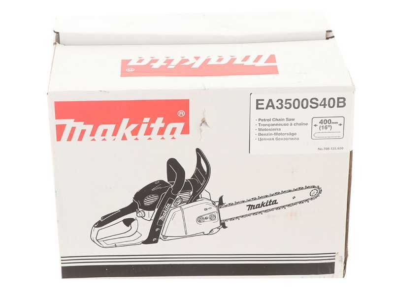 Tron&ccedil;onneuse thermique Makita EA3500S40B avec guide standard de 40 cm, poign&eacute;e double