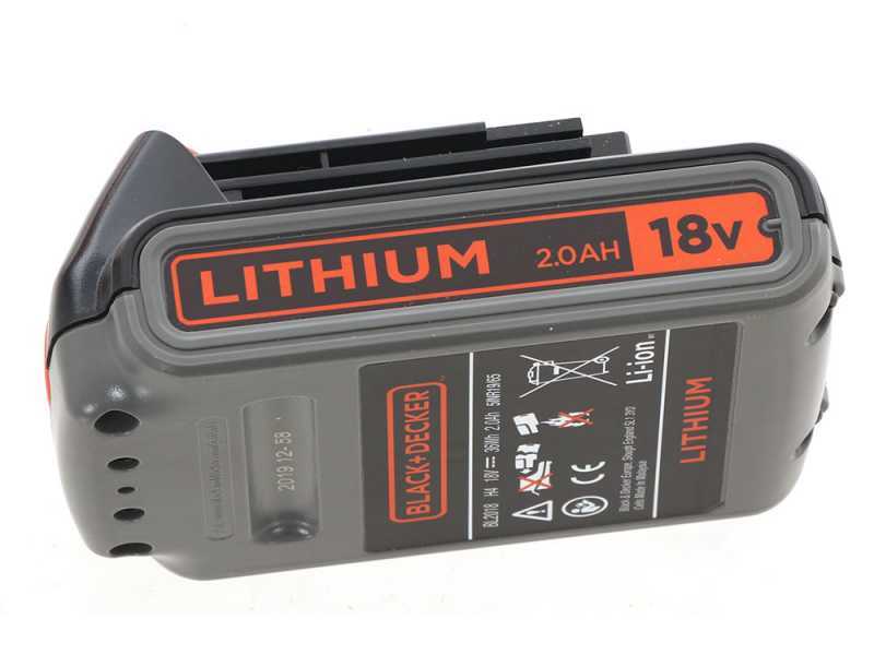 Taille-haie &agrave; batterie Black &amp; Decker GTC1845L20-QW 18V - batterie  2 Ah - lamier 45 cm