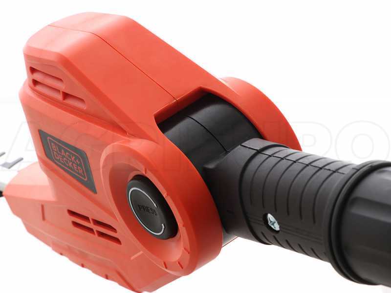 Black &amp; Decker PH5551-QS - Taille-haie &eacute;lectrique sur perche de rallonge t&eacute;lescopique orientable - Lame de 51 cm