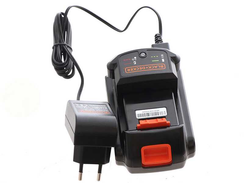 Black &amp; Decker GPC1820L20-QW - &Eacute;lagueuse &agrave; batterie sur perche 18V 2Ah + une batterie 18V 2Ah offerte