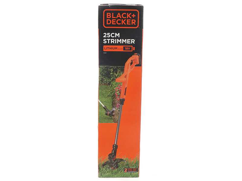 Black &amp; Decker ST182320-QW - Coupe-bordure &agrave; batterie 18V 2Ah + une batterie 18V 2Ah offerte