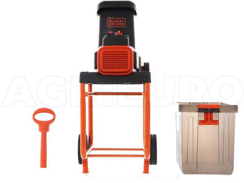 Black &amp; decker BEGAS5800-QS - Broyeur &eacute;lectrique  - 2800 W - Rouleau avec bac de ramassage