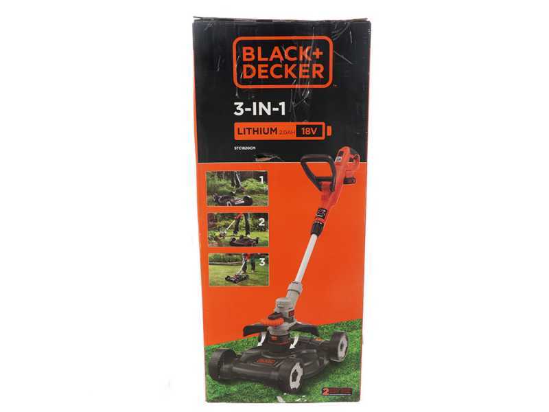Black &amp; Decker STC1820CM-QW - Coupe-bordure 3 en 1 - 18V - 2Ah