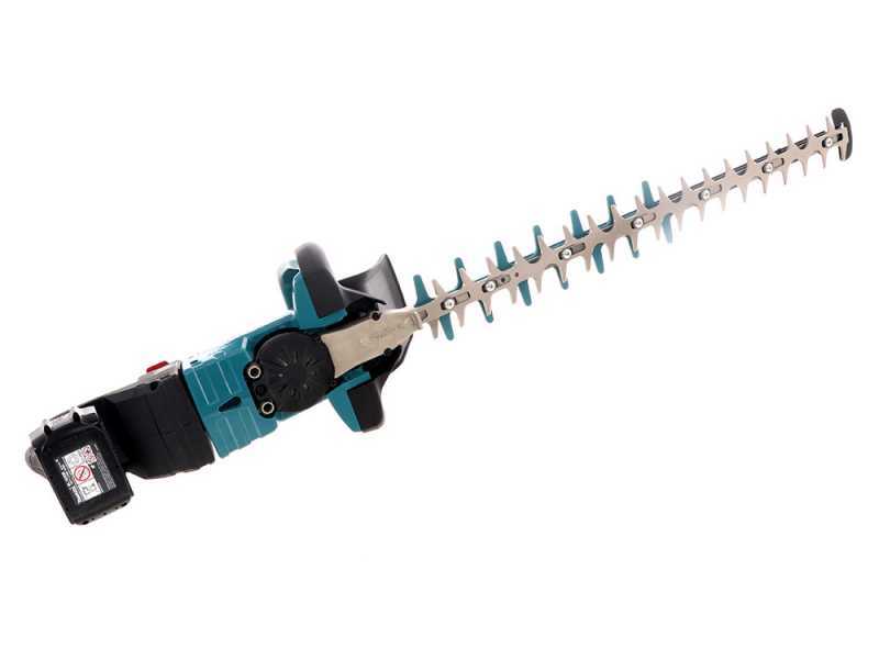 Taille-haie &agrave; batterie Makita DUH601 - lamier de 60 cm - batterie et chargeur de batterie inclus
