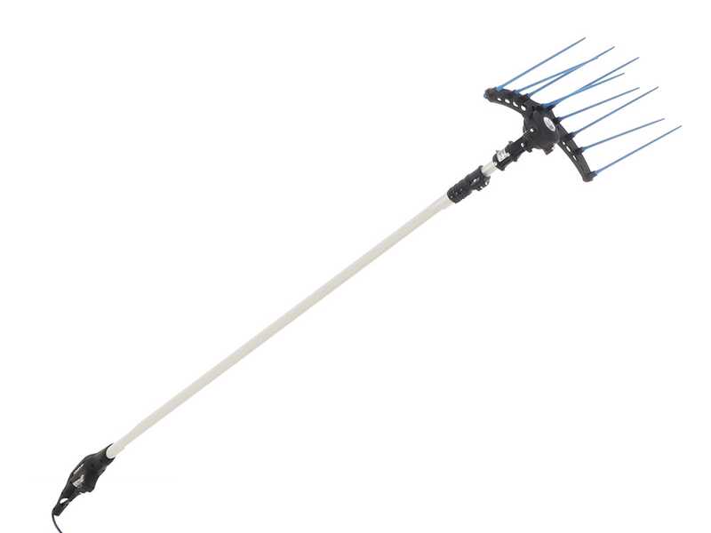 Campagnola HERCULES 58V - Peigne vibreur &eacute;lectrique 235/320 cm &agrave; batterie de type automobile avec c&acirc;ble inclus - Perche t&eacute;lescopique en aluminium
