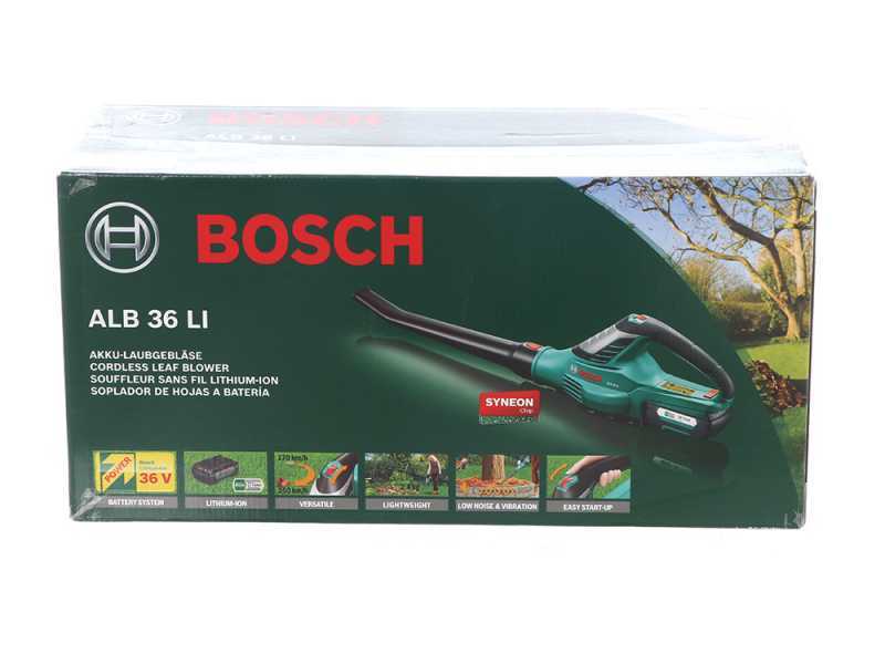 BOSCH ALB 36 Li - Souffleur de feuilles &agrave; batterie 36 V 2 Ah