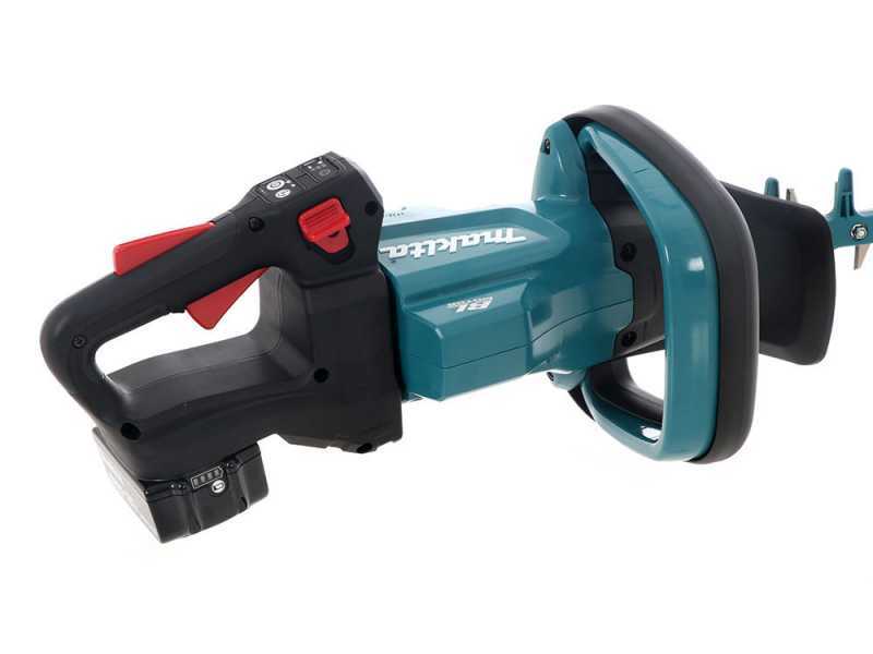 Taille-haie &agrave; batterie Makita DUH751 - lamier de 75 cm - batterie et chargeur de batterie inclus