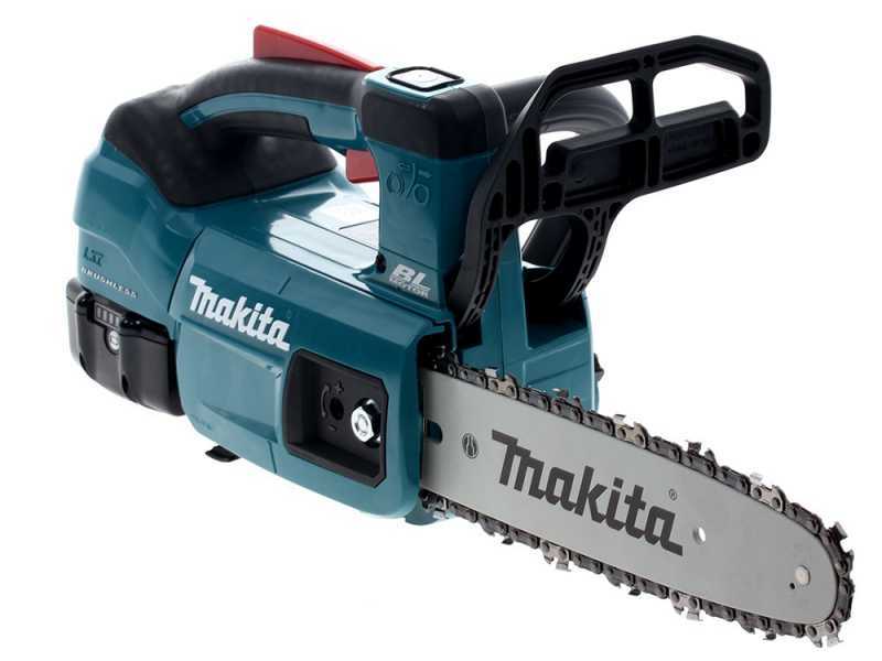 Tron&ccedil;onneuse &eacute;lectrique &agrave; batterie Makita DUC254 - batterie de 3Ah 18V et chargeur de batterie inclus