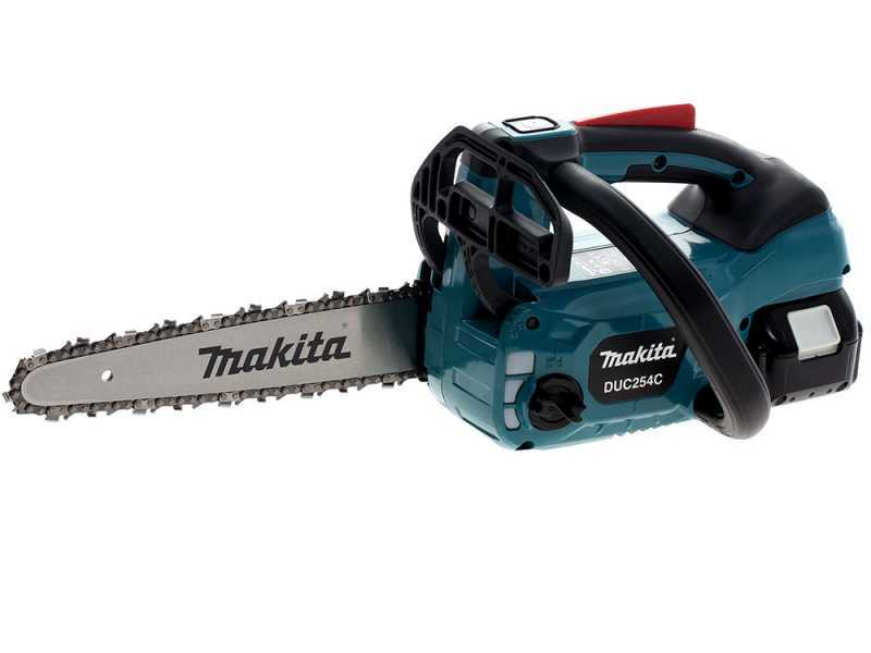 Tron&ccedil;onneuse &eacute;lectrique &agrave; batterie Makita DUC254C - batterie de 18V et chargeur de batterie inclus