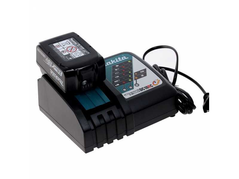 Makita DUC122RTE - Tron&ccedil;onneuse &agrave; batterie 2 x 18V 5Ah - Guide de 11,5 cm