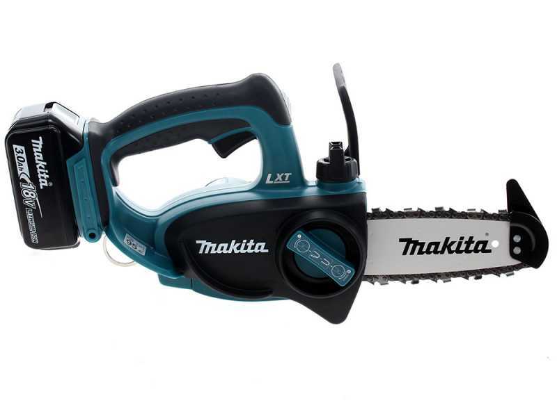 Makita DUC122RTE - Tron&ccedil;onneuse &agrave; batterie 2 x 18V 5Ah - Guide de 11,5 cm