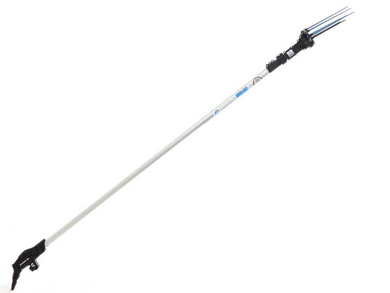 Peigne vibreur &eacute;lectrique &agrave; batterie Campagnola Nuovo Holly 58V - perche t&eacute;lescopique aluminium 150-220 cm