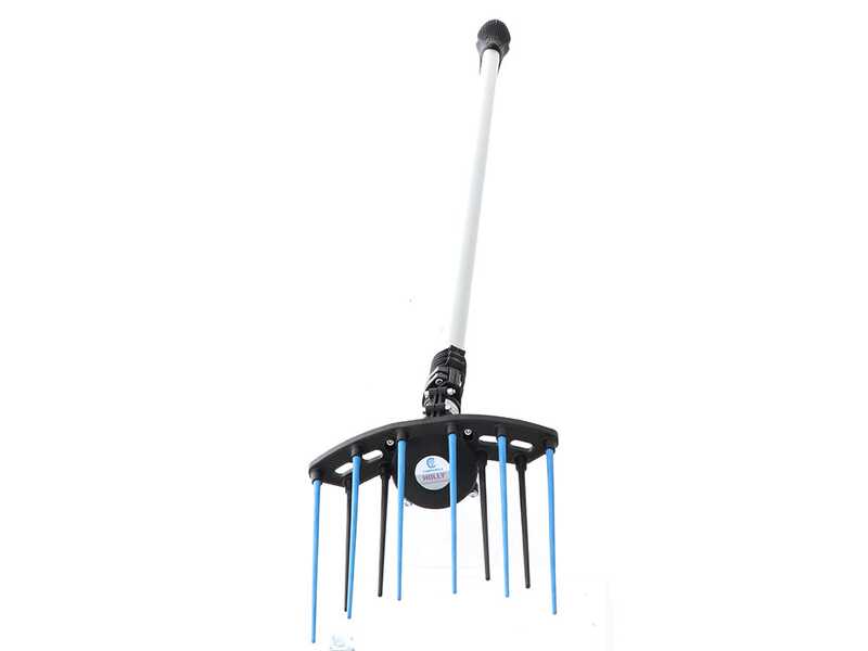 Peigne vibreur &eacute;lectrique &agrave; batterie Campagnola Nuovo Holly 58V - perche t&eacute;lescopique aluminium 150-220 cm