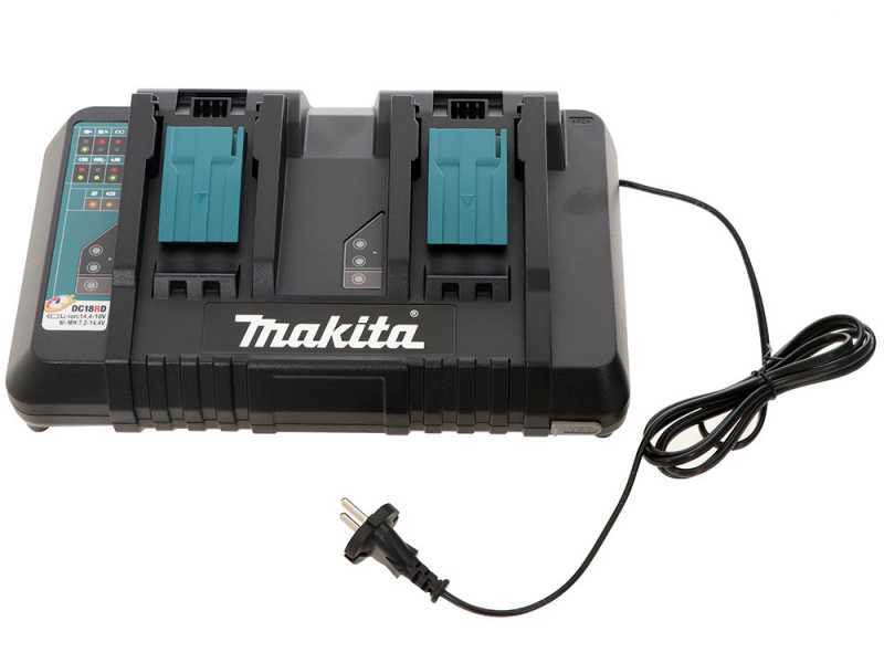 Brouette &eacute;lectrique &agrave; roues Makita DCU180 avec vasque - batterie 5Ah/18V(2x18v)