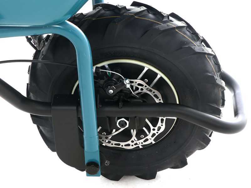 Brouette &eacute;lectrique &agrave; roues Makita DCU180 avec vasque - SANS BATTERIES