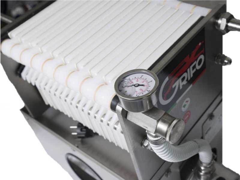 Grifo Professional FCP30-Olio - Filtre &agrave; plaques pour huile sur chariot - Pompe INOX