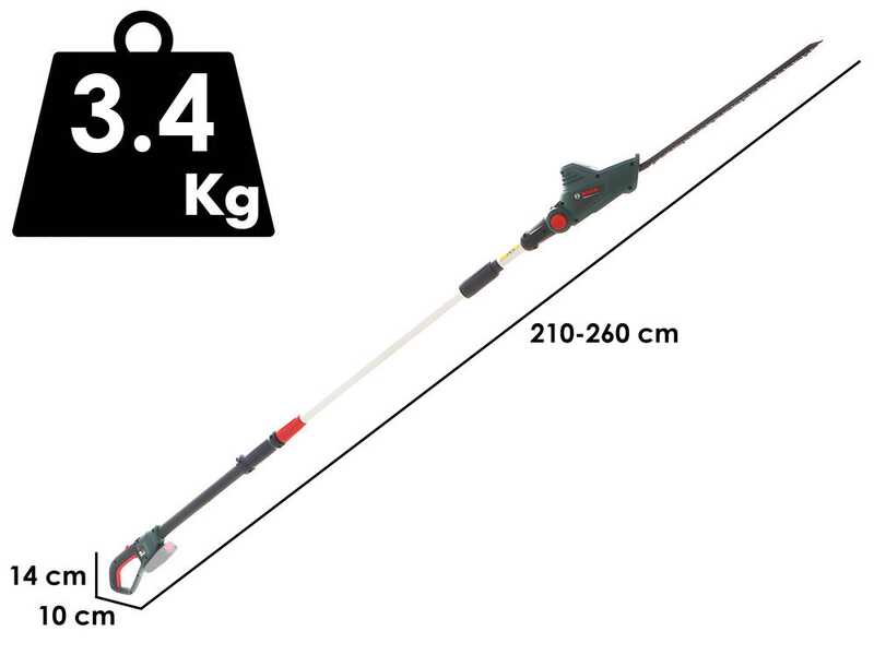 Bosch UniversalHedgePole 18 - Taille-haie sur perche de rallonge t&eacute;lescopique &eacute;lectrique - SANS BATTERIE NI CHARGEUR