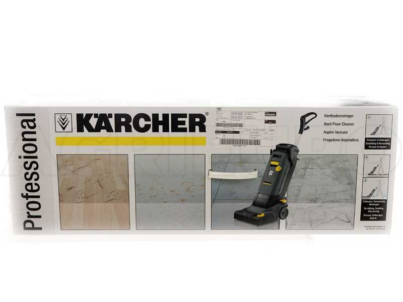 Autolaveuse Nettoyeur de sol compact Karcher Pro BR 30/4 C - Rendement de surface jusqu'&agrave; 200 m&sup2;/H - 820 W