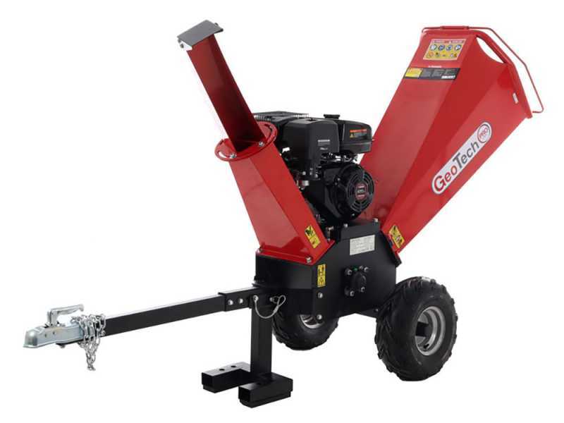 GeoTech Pro PCS 150L - Broyeur de branches thermique professionnel - Moteur Loncin1 5 CV