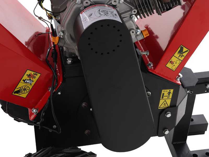 GeoTech Pro PCS 150L - Broyeur de branches thermique professionnel - Moteur Loncin1 5 CV