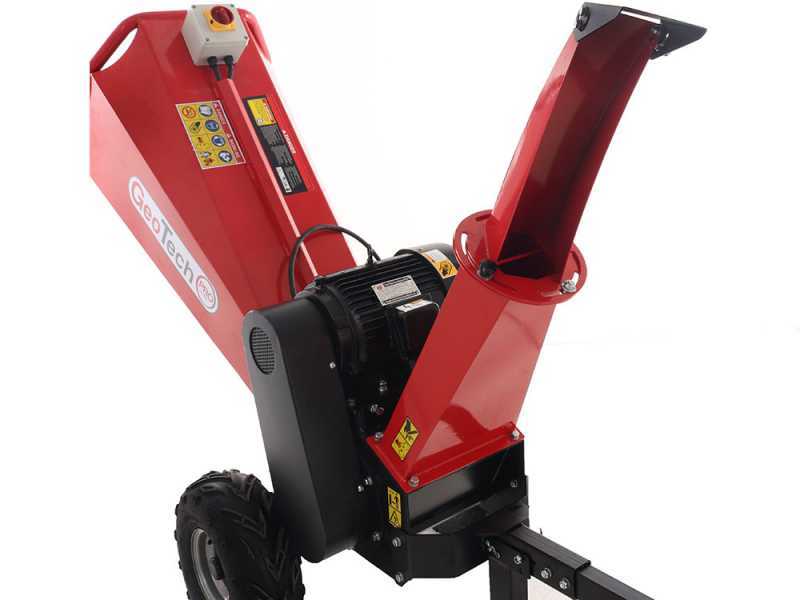 GeoTech Pro PCS 55ET - Broyeur de branches &eacute;lectrique - Triphas&eacute;