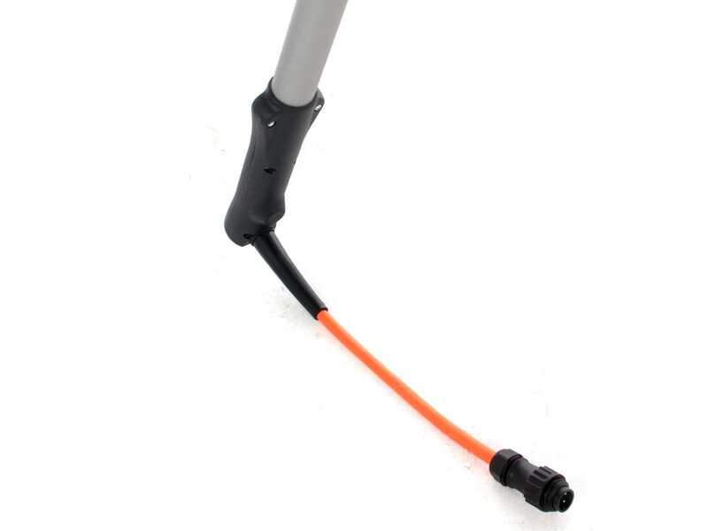 Castellari Olivance EP S L V2 - Peigne vibreur &eacute;lectrique &agrave; batterie de type automobile avec c&acirc;ble inclus - Perche t&eacute;lescopique en aluminium 220/300 cm