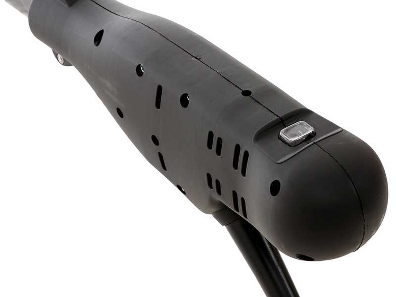 Castellari Tornado Carbon C V3 - Peigne vibreur &eacute;lectrique &agrave; batterie de type automobile avec c&acirc;ble inclus - Perche t&eacute;lescopique en carbone 180/240 cm
