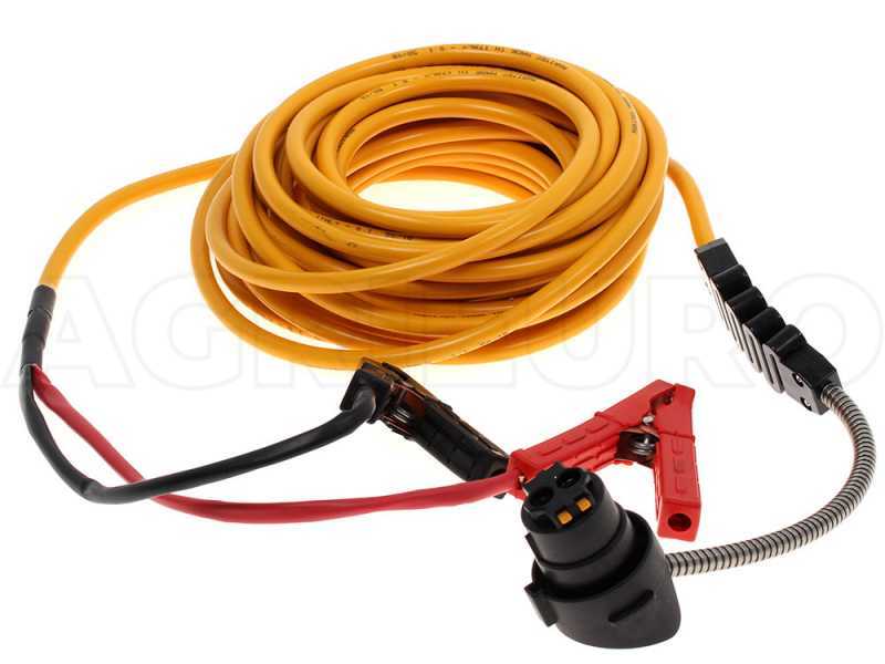 Peigne vibreur &eacute;lectrique &agrave; batterie Oliviero Flex Basic t&eacute;lescopique, perche aluminium 190-280 cm