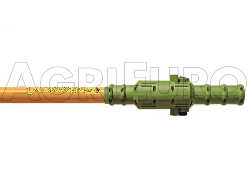 Peigne vibreur &eacute;lectrique &agrave; batterie Oliviero Flex Basic t&eacute;lescopique, perche aluminium 240 cm