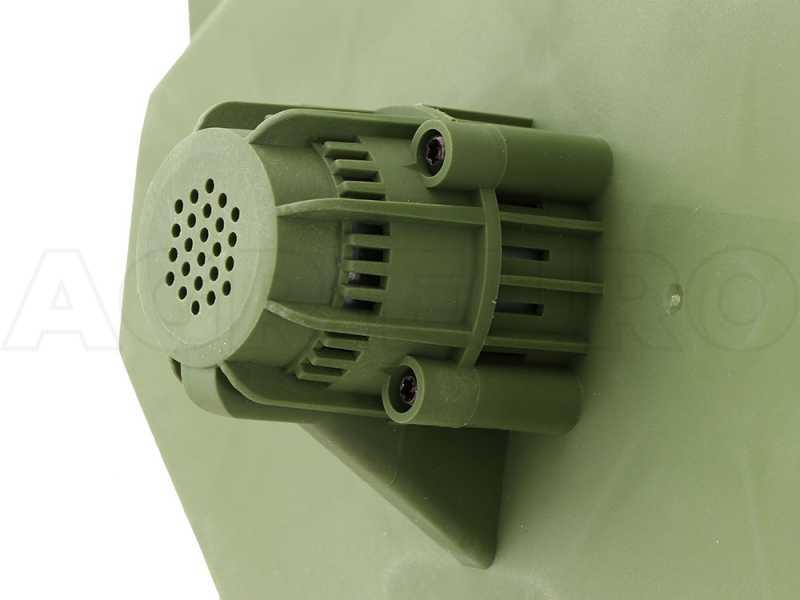 Peigne vibreur &eacute;lectrique &agrave; batterie Oliviero Flex Basic t&eacute;lescopique, perche aluminium 240 cm
