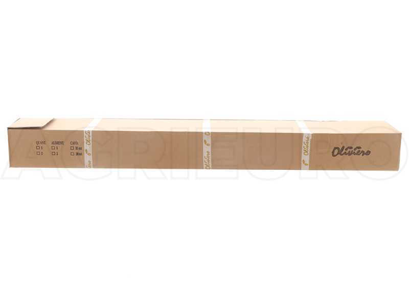 Peigne vibreur &eacute;lectrique &agrave; batterie Oliviero Flex Basic t&eacute;lescopique, perche aluminium 240 cm