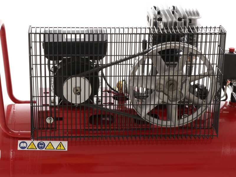 GeoTech Pro BACP100-10-3 - Compresseur d'air &eacute;lectrique &agrave; courroie - Moteur 3 CV - 100 L - 10 bars